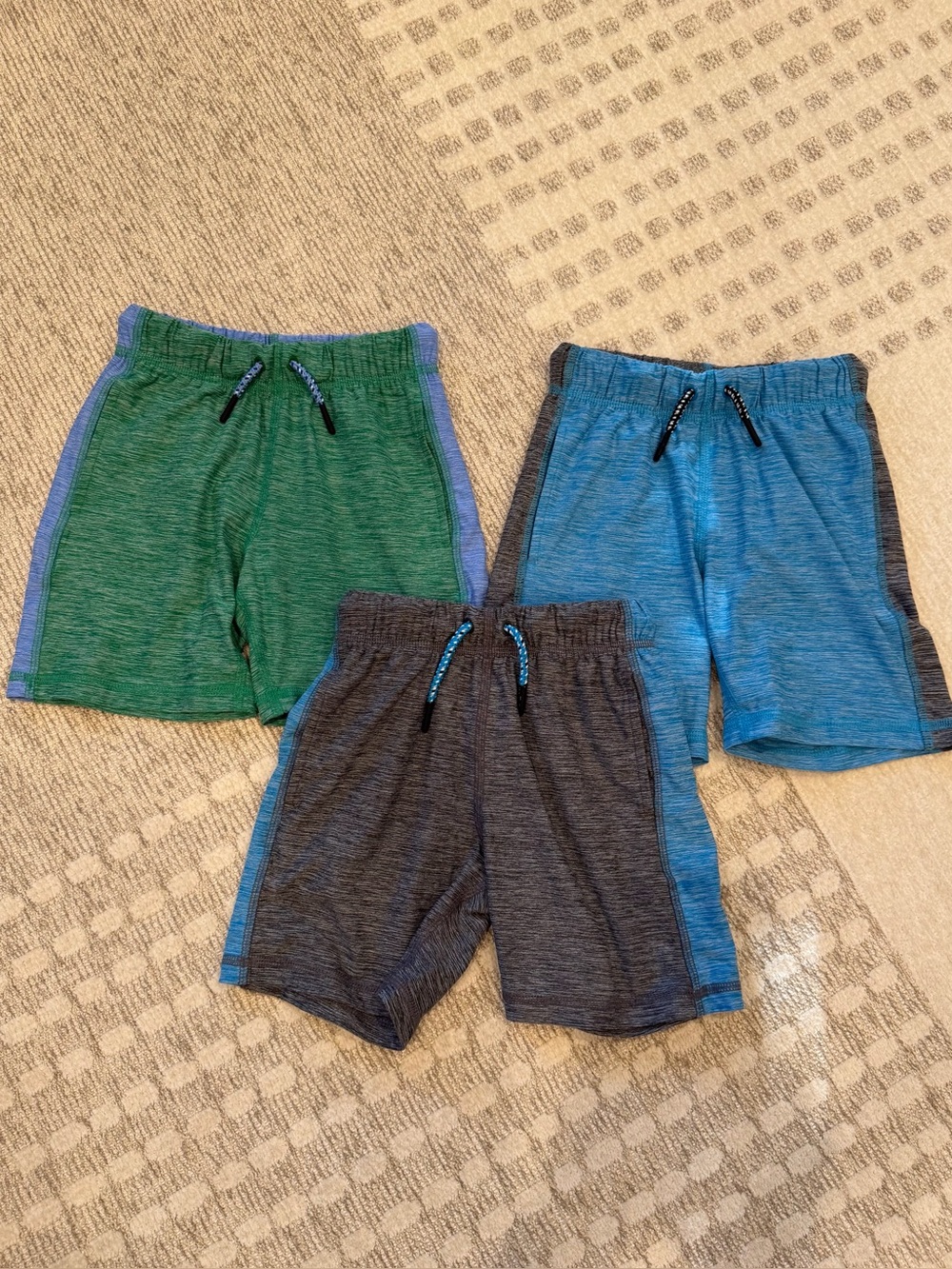 Set of Three - Hanna Andersson Active UV Shorts, Boys size 4